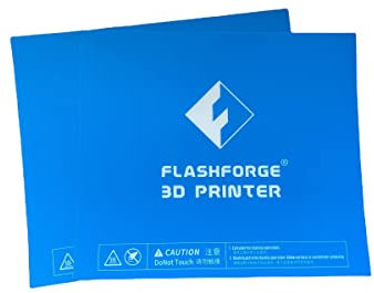 Smilyeez Blue Heated Bed Print Sticker for Build Plate Flashforge Guider II 2S IIS 3D Printer 305 x 265mm (2)