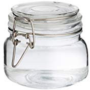 Drahtbügelglas, mit Ring, ca. 250 ml
