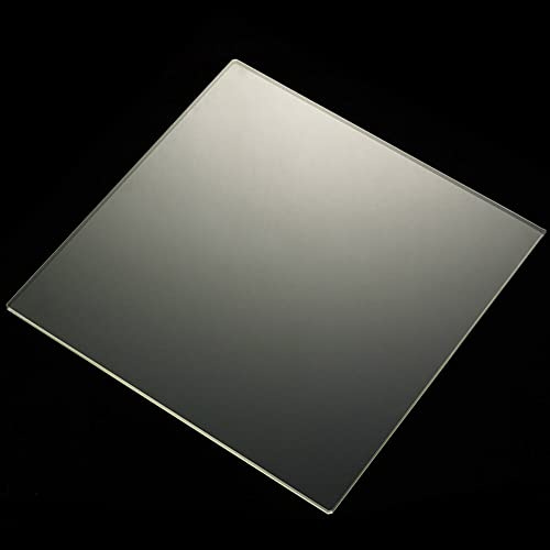 Piezas de la Impresora- 500mm x 500 x 4 mm Borosilicate Borosilicate Build Black para la Cama de Cristal de la Impresora 3D (500x500 x 4mm Cuadrado)