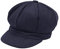 ZYLC Warme Schirmmütze Barett Mütze Winter Ballonmütze Klassisches Design(Navy),Einheitsgröße