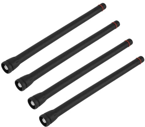 Handfunkantenne, 4 STÜCKE Tragbares UKW-Gummi-Handfunkgerät Zwei-Wege-Zwei-Wege-Walkie-Talkie für ICOM-Gummi-High-Gain-Antenne IC-F3 F11 F14 F15