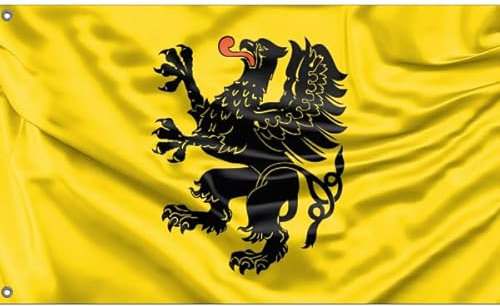 Voivodeship de Poméranie, drapeau de la Pologne | Impression unique | Fabriqué dans l'UE (90 x 150 cm)