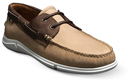 Allen Edmonds Herren Miles Boot Bootsschuh, Sandstein/braunes Wildleder, 44.5 EU
