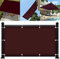 Sun Sonnensegel Wasserdicht 3 x 10 m UV-beständig Sonnensegel Schattentuch mit Ösen und Befestigungsseile für Balkon Terrasse Garten Outdoor, Weinrot