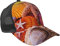 BAFAFA Sea Shell Treasures bedruckte Netzkappe, Sommer-Mesh-Baseballkappe, Outdoor-Kappe, Trucker-Mütze, Dad-Mütze, verstellbar, atmungsaktiv, Schwarz, Schwarz , One size