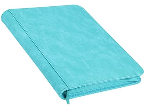 Wasserdichter 9-Pocket Sammelkartenalbum Ordner Seitlicher Taschenordner Leder Kleines Sammelbuch Langlebige Taschen Album Loading Taschenordner