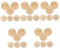 Toyvian 30 Stk -Monatskarte monatskarten monate karten monatliche Meilensteinkarten neue Babykarte Etiketten Monatliches Meilensteinschild für -Requisite hölzern