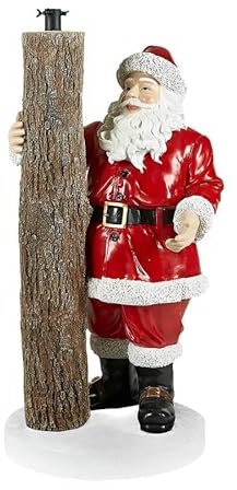 Magie di Natale Base albero Babbo natale per albero di Natale supporto in metallo da 97 cm