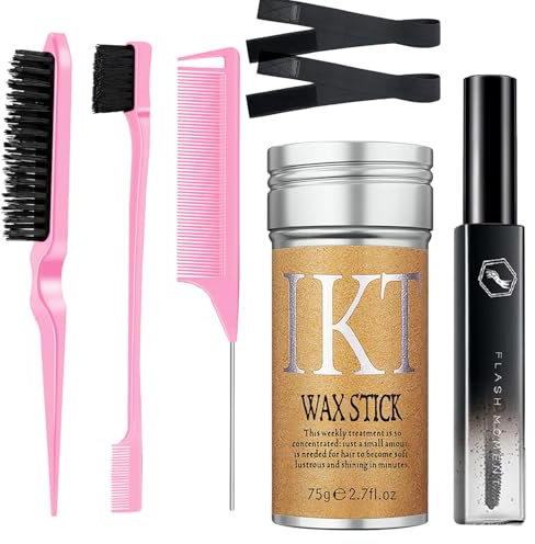 Bastone di cera Stick per Finitura Capelli spezzati, gel acconciatura idratante Unisex 75g Set A