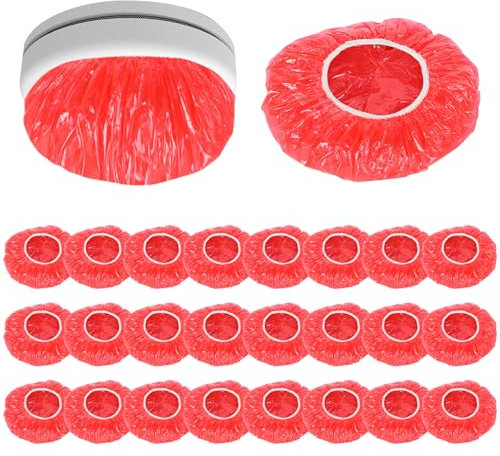 25 Pcs Smoke Detector Covers Plastic, Smoke Detector Fire Alarm Dust Cover Stretch Elastic Thickened Alarm Dust Covers Fire Alarm Covers for Home Kitchen Cooking Baking