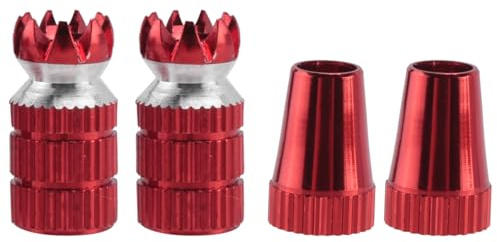Cpolebev Aluminium RC Sender Stick Ends Controller Daumen Rocker M3 Gewinde für TX Futaba / / für DX6I DX7S DX8 DX9 Taranis, Rot