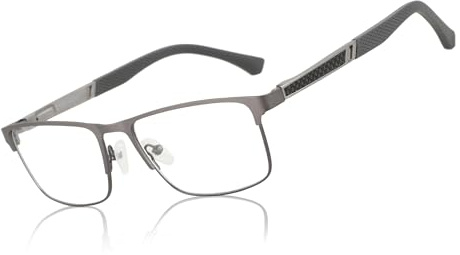 ZENOTTIC Reading Glasses for Men and Women: Blue Light Large Square Classic Eyeglasses - Computer Readers Glasses