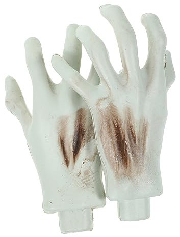 ifundom 1paar Halloween Skelett Hände Deko Realistische Geister Hände Für Gruselige Spukhaus-Dekorationen Für Halloween-Partys Theater Und Süßes Oder Saures