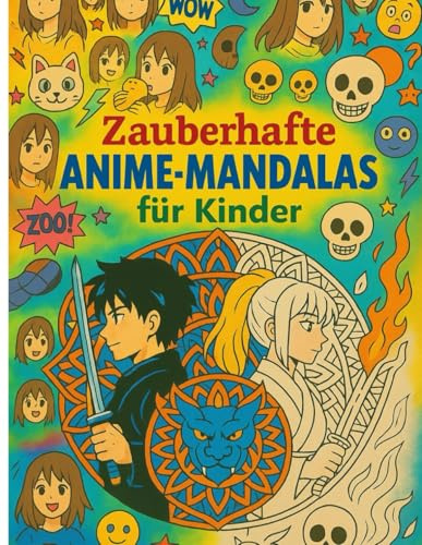 Zauberhafte Anime-Mandalas für Kinder