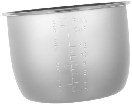ELAYARD Olla Arrocera Interior de Aluminio de Recambio para Olla Eléctrica Recipiente Resistente para Cocción Homogénea de Arroz Cocina Doméstica