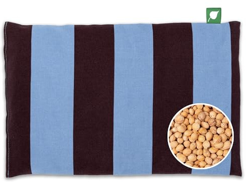 HERBALIND Kirschkernkissen 30x20 cm STRIP - 600gr Kirschkern Wärmekissen – Natürliche Wärmekompresse Mikrowelle & Backofen – Handmade in Germany