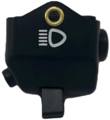 ZYNCUE Motorrad-Blinker- und Lichtschalter-Set für Simson S50/S51/KR51, ABS-Lenkerhalterung, 2er-Pack, Schwarz, 40,1 x 44,8 mm & 40,1 x 46,1 mm