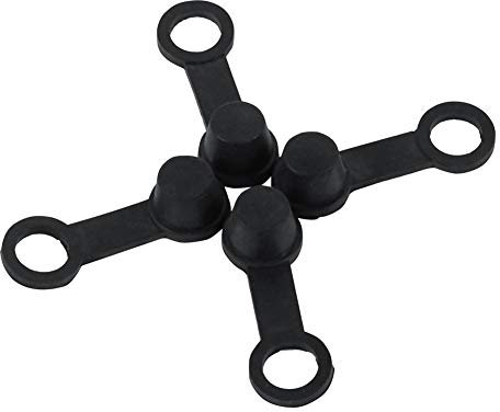 Staubschutzkappe Bremssattel, Qiilu Bremsentlüftung Kappe, Gummi Bremsen Entlüftungs Nippel Schmetterlings Kappen Staub Abdeckung 8mm Motorrad