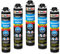 Isolbau B2 Dämmstoffkleber - 5 x 750 ml Perimeterkleber für EPS- & XPS-Platten - 1K PU-Klebeschaum für Fixieren und Isolieren