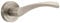 Designer Levers - Marvel Lever on Rose Door Handle - Contemporary Design- Brushed Nickel - 1 Pair - Fixings Included - Interior Use
