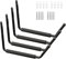 Heavy Duty Garage Indoor Kayak Storage Hooks Hanger, Wall Mounted Utility Hanging Cradle Rack for Canoe Paddle Board, Surfboard,Snow Board,Ski Board, Ladder, Folding Chairs, Bicycle and Tools (4 Pack)