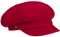 Mayser Damen Ballonmütze Schirmmütze Wide Fit Visor Made in EU Herbst Winter rot M (57-58 cm)