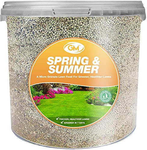 GroundMaster Spring & Summer Professional Lawn Food Feed Fertiliser Treatment (5L Tub)