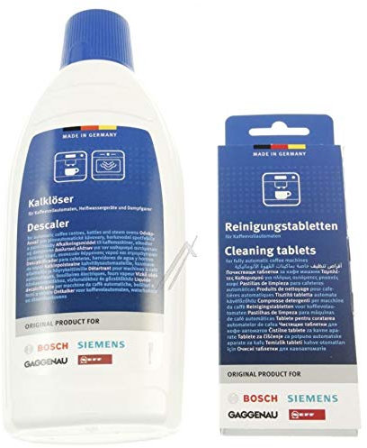 BOSCH - Kit de nettoyage Comprend pastilles de nettoyage et un détartrant liquide - 00311981