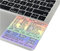 SYNERLOGIC (5 pcs) Mac OS Keyboard Shortcuts Stickers | No-Residue Laminated Vinyl Cheatsheet MacBook Keyboard Stickers 83 x 83 mm (Rainbow, 5 pcs)