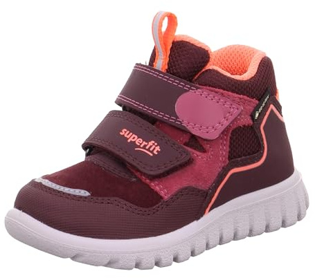 Superfit Baby-Mädchen SPORT7 Mini Sneaker, ROT/ORANGE 5000, 20 EU
