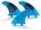 E8 FIN SYSTEM QUILLAS Surf en fibre de verre FCS Compatibles Pack écologique Taille: A1 | L 75-90 kg (Bleu)