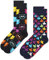 Happy Socks Unisex 2-pack Classic Cat, Schwarz, 41-46 EU
