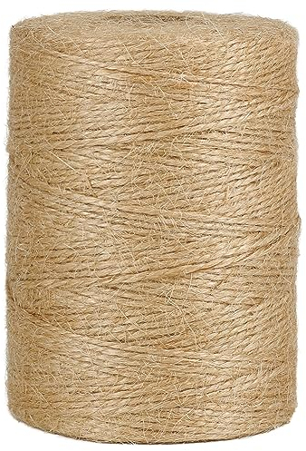 Vivifying 300m Jute-Schnur, Braun Juteschnur für Garten Bilder Pflanzen Basteln