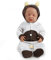Vollence Bambola Neonato Realistica in Silicone da 36 cm con Occhi Chiusi | Corpo Interamente in Silicone e Dettagli Curati | Dormiente, Ottima - Ragazza