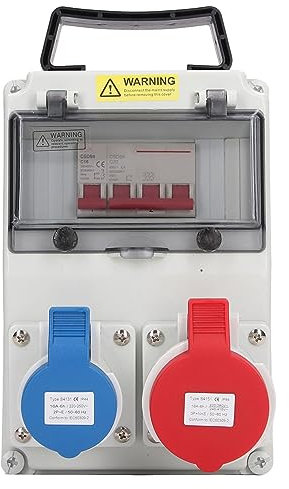 Distributore a Muro, Distributore di Alimentazione Portatile Ad Alta Efficienza, Distributore di Alimentazione per Costruzioni Sicuro e Affidabile, Impermeabile IP44,