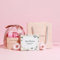 Ewige Rose Box Konservierte Rose Geschenk für Freundin Ohrringe Halskette Damen Schmuck Geschenkbox Geschenke für Frauen, Muttertag, Valentinstag, Weihnachtstag