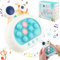 Puzzle Spielmaschine, ZoneYan Puzzle-Spielzeug, Puzzle Pop It, Pop It Fidget Spielzeug, Quick Push Spiel, Puzzle-Spielmaschine Game Controller, Dekompressionsspielzeug Konsole (Pilot)