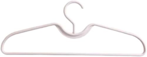 Daaxing 10/20 perchas de ropa, perchas antideslizantes de cuello corto, ahorran espacio vertical, organizadores de armario para trajes, chaquetas y ropa (10 unidades)