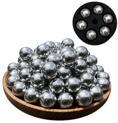 100 Piezas .50 Cal, Bolas de Paintball, Aluminio sólido Calibre 0,50, 2,6 Gramos, Bolas para Umarex T4E TR50 HDR50 HDP50
