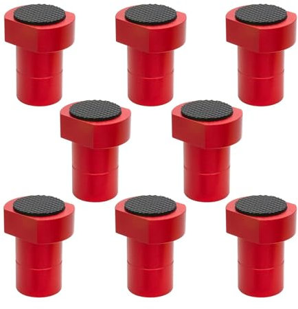 Holzbearbeitungszubehör 8PCS -Bank Hunde Aluminiumlegierung Nicht -Slip -Bank -Bremseinsätze Holzbearbeitung Klemme Zum Mahlen Zum Schneiden 3/4 Zoll 19mm