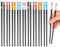 UILYNIU 10 Pares Palillos Chinos, Chopsticks Japoneses Reutilizables Sushi, Palillos Reutilizables Aptos Para Lavavajillas, Palillos Coreanos Chopsticks Para la Cocina los de Restaurante (10 Pares)