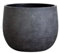 lskdnrufh Pot de Fleurs Pots en céramique Noirs Simples et créatifs, Grand Sol, Plantes Vertes de Gros Calibre, jardinière en Ciment, Sensation Premium Pot Fleur(Black,Large)
