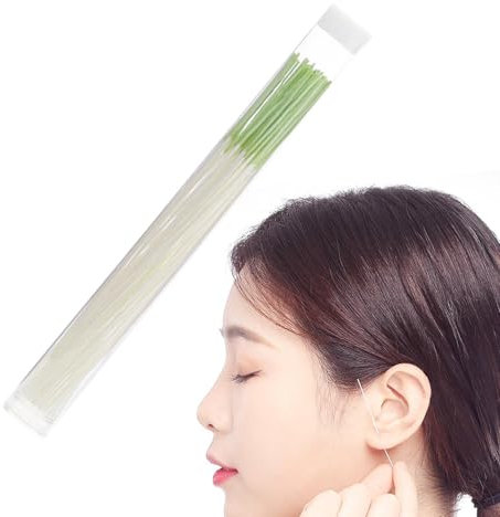 Smileshiney Ohrpiercing-Zahnseide, Ohrpiercing-Reiniger-Zahnseide | 60 Stück wasserdichter Ohrloch-Piercing-Reiniger, Piercing-Loch-Reiniger | Lid Design Ohrpiercing-Reiniger,