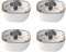 Dh2yjnbf3 Cuencos de Aperitivo Cuenco Cuadrado pequeño de Color bajo vidriado, Cuenco for Salsa, Plato de cerámica for Aperitivos, Cuenco for Ingredientes pequeños Plato de Salsa