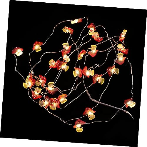 MAGICLULU Batteriebetriebene Garten Lichterkette mit LED Mushroom Lichtern für Außenbereich Gartenpartys Hochzeiten und Dekoration Vielseitige Nutzung für Innenräume
