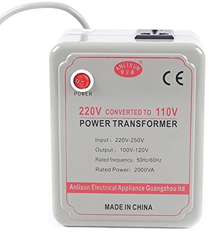 Wandler Umwandler Converter 220V-250V auf 100V-120V | Spannungswandler Transformator | Voltage Converter | Step Down Konverter | Wandler Konverter Transformer für Haushaltsgeräte (2000, Watt)