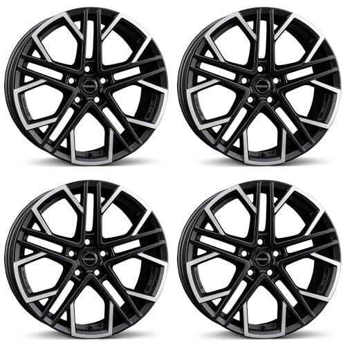 4x Borbet Felgen XV 9.5x19 ET35 5x112 black polished matt kompatibel mit Audi A4 A5 A6 A7 A8 Q2 Q3 Q4 Q5 Q7 RS S3 S4 S5 S6 S7 S8 SQ2 SQ5 TT TTS