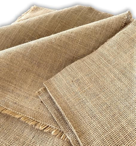 IPEA Jute Gewebe Jutestoff – 140 x 120 cm - Made in Italy – Stoff aus Naturfasern – Jute-Zuschnitt - Stoff für Polster Dekorationen Accessoires Parteien DIY – Tuch für Polsterarbeiten