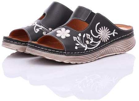 Gemini Damen Pantolette schwarz