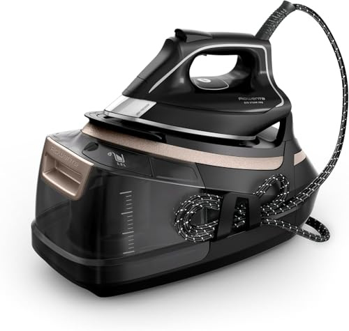 Rowenta Centro planchado Eco Steam Pro - Gran potencia de vapor, eficiente, óptima distribución del vapor, depósito agua extraíble 1,3 L, tecnología silenciosa (Reacondicionado) (Reacondicionado)